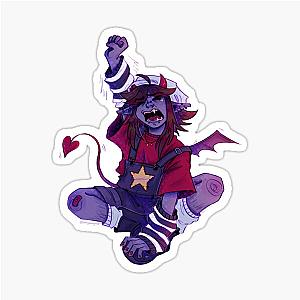 Aimsey yawns Sticker