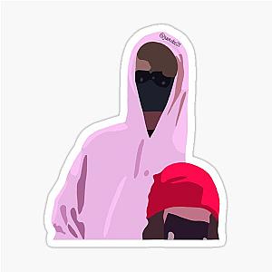 Pink bean pole and Aimsey sticker