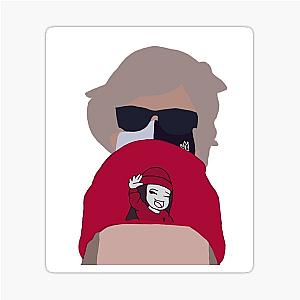 Ranboo behind Aimsey photodrawing or animation Sticker