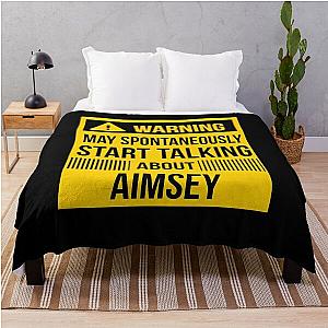 Warning May Spontaneously Talk About Aimsey Throw Blanket