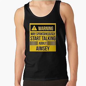 Warning may spark tank top