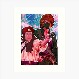 Aimsy and Ranboo Glow Duo Art Print