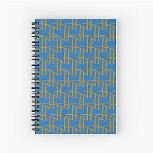 Aitch blue Spiral Notebook