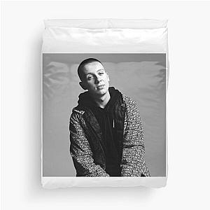 Aitch Mono Portrait   Duvet Cover