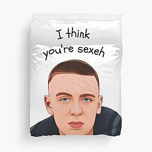 Aitch - I think you're sexeh Duvet Cover