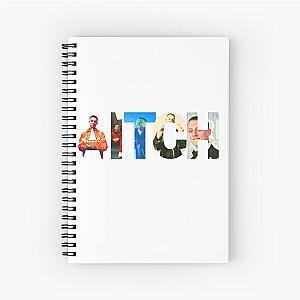 aitch rapper t shirt - sticker Spiral Notebook