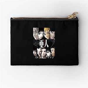 Run. Die. Repeat. Ajin Style Ajin Demi Human Zipper Pouches