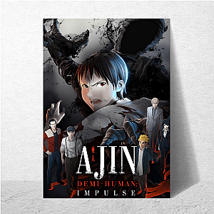 Ajin’s Pain Is On Loop Ajin Demi Human Posters