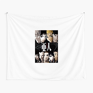 Run. Die. Repeat. Ajin Style Ajin Demi Human Tapestries