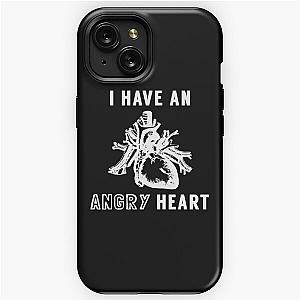 I Have An Angry Heart - AJJ, Band, Folk Punk, White Text iPhone Tough Case