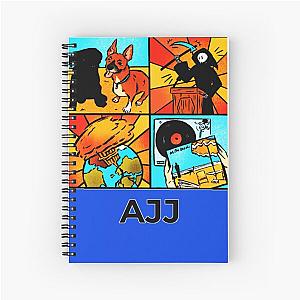 Best selling AJJ logo Essential T-Shirt Spiral Notebook