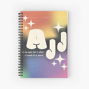 AJJ "No More Shame, No More Fear, No More Dread" Spiral Notebook