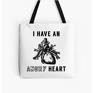 I Have An Angry Heart - AJJ, Band, Folk Punk All Over Print Tote Bag