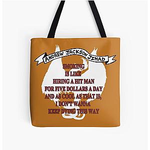 Still Smokin' AJJ All Over Print Tote Bag