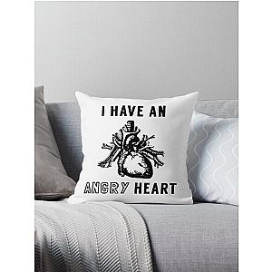 I Have An Angry Heart - AJJ, Band, Folk Punk Throw Pillow