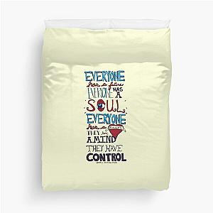 AJJ Hand Drawn Typography Duvet Cover