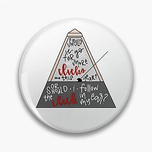 AJR the click overture / come hang out metronome Pin