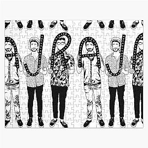 ajr band black outline  Jigsaw Puzzle