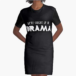 AJR We're Caught Up In Drama Graphic T-Shirt Dress