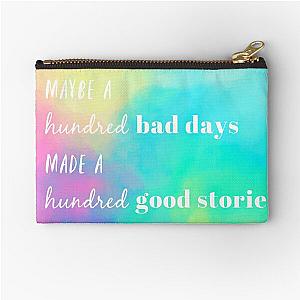 AJR 100 Bad Days Watercolor Zipper Pouch
