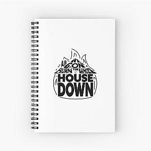 Burn the House Down AJR (Black Logo) Spiral Notebook