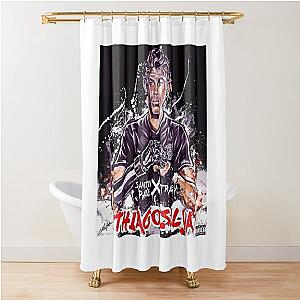 Santan Dave X AJ Tracey Thiago Silva  Shower Curtain