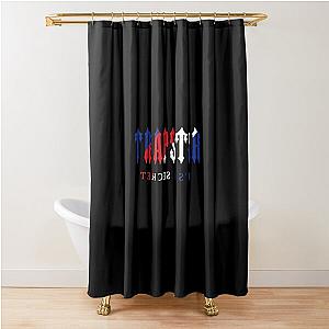 AJ Tracey Merch - Trapstar London UK Rap Hoodie Shower Curtain