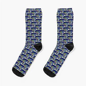 AJ Tracey Secure the bag! 2017 Official Merchandise RETRO   Socks