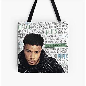 AJ Tracey Merch All Over Print Tote Bag