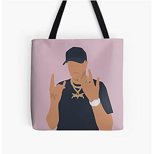 AJ Tracey All Over Print Tote Bag