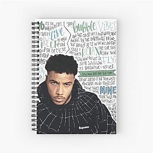 AJ Tracey Merch Spiral Notebook