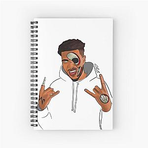 Inspired by AJ Tracey Spiral Notebook