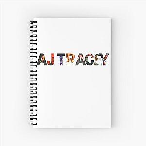 aj tracey t shirt - sticker Spiral Notebook