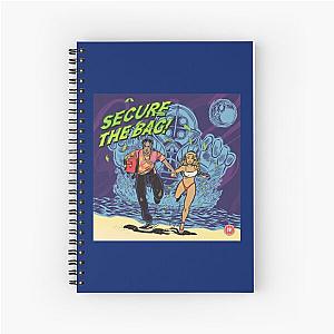 AJ Tracey Secure the bag! 2017 Official Merchandise RETRO   Spiral Notebook