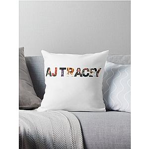 aj tracey t shirt - sticker Throw Pillow