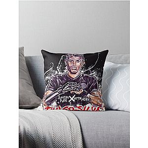 Santan Dave X AJ Tracey Thiago Silva  Throw Pillow