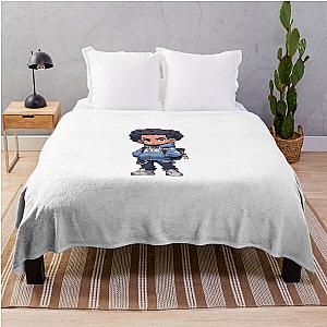 AJ Tracey Cartoon Character Throw Blanket