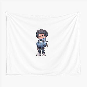 AJ Tracey Cartoon Character Tapestry