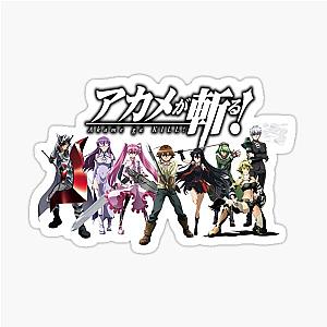 Night Raid Graphic Design Akame Ga Kill Sticker
