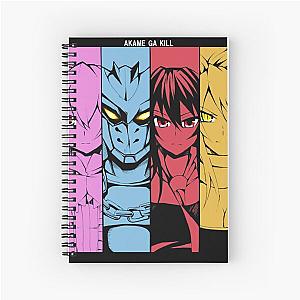 Anime Akame ga Kill Spiral Notebook