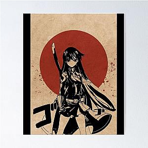 Akame Ga Kill Blood Moon Tshirt Poster