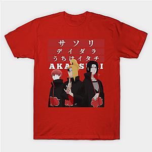 Akatsuki T-Shirts - Akatsuki - Deidara | Sasori | Itachi T-shirt TP3110 [ID8896]