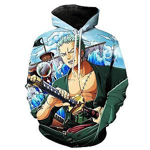 One Piece Hoodies – Zoro Swordsman Pullover Hoodie [ID21031]