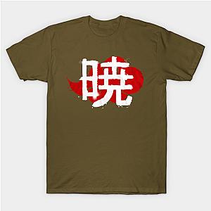 Akatsuki T-Shirts - Akatsuki Red Cloud Painted T-shirt TP3110 [ID8663]