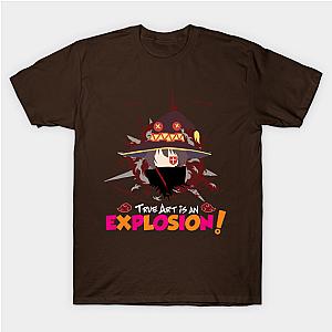 Akatsuki T-Shirts - Megumin/Deidara - True art is an explosion T-shirt TP3110 [ID9704]