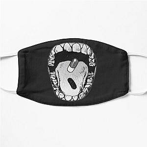 Akira Face Masks - Akira cyberpunk mouth swallowing pill Flat Mask RB0908