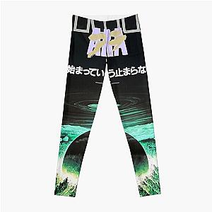 Akira Leggings - Akira green city explosion Leggings RB0908
