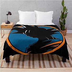 Akira Blanket - Son Goku Dragon Ball Akira Toriyama Logo Silhouette Throw Blanket RB0908