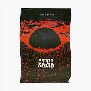 Akira Posters - Akira cyberpunk city explosion poster Poster RB0908