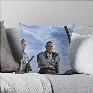 Akira Pillows - Seven Samurai Akira Kurosawa color Throw Pillow Cover RB0908